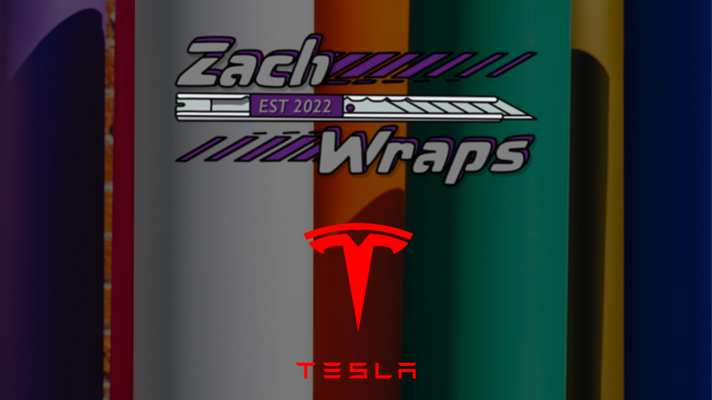 Zach Wraps and Tesla Logo