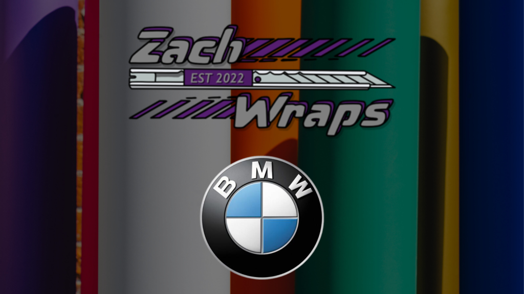 Zach Wraps and BMW Logo