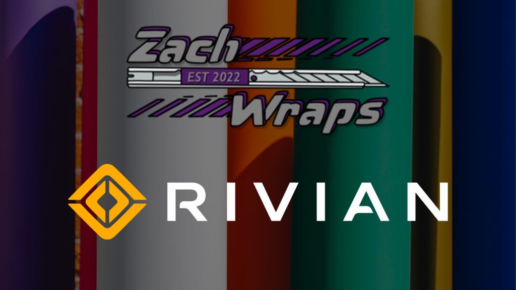 Zach Wraps and Rivian Logo